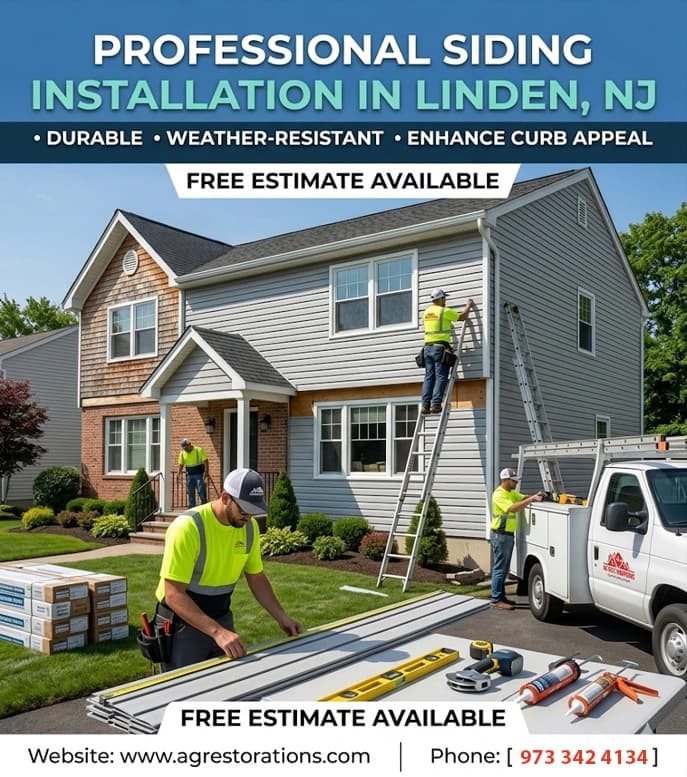 Professional Siding Installation in Linden, NJ