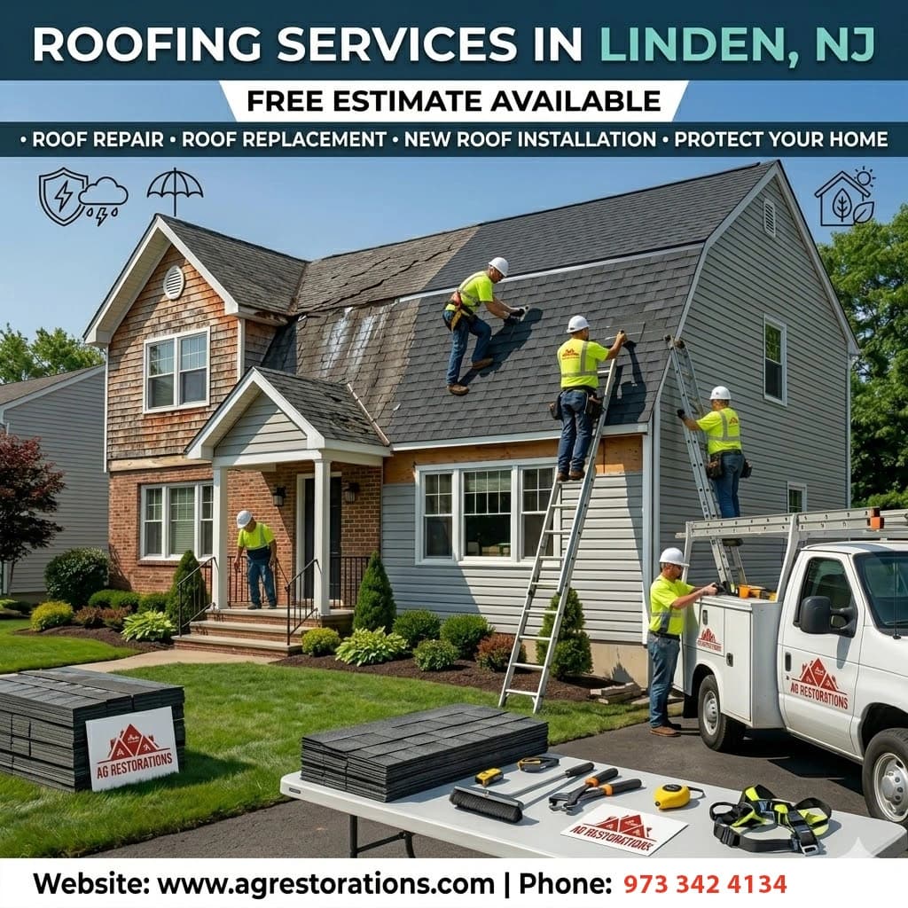 Roofing services in Linden NJ